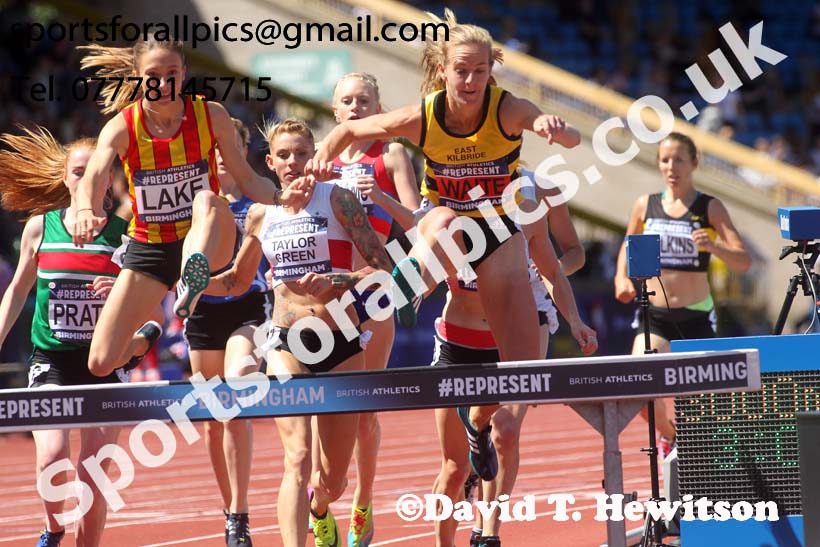 Womens 3000 metres steeplechase, World Championship Team Trials, Alexander Stadium, Birmingham
